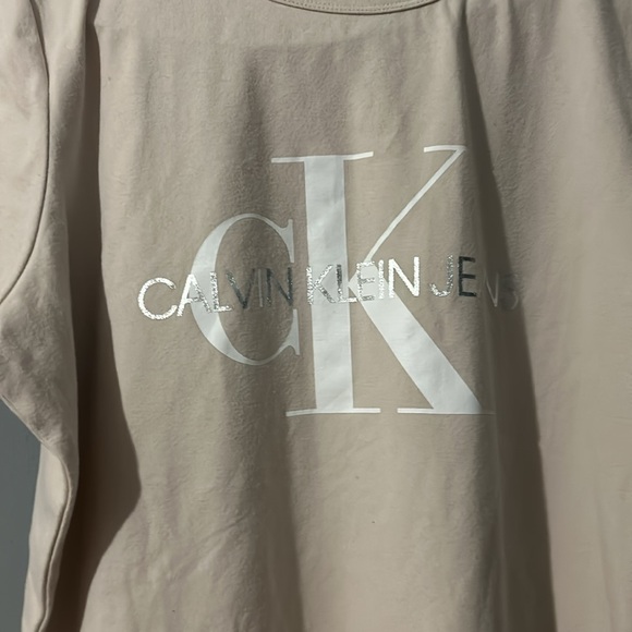 Ladies, cream, color, shirt, dress, short size large - Picture 2 of 2